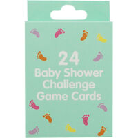 Baby Shower Challenge Game Cards - Pack of 24