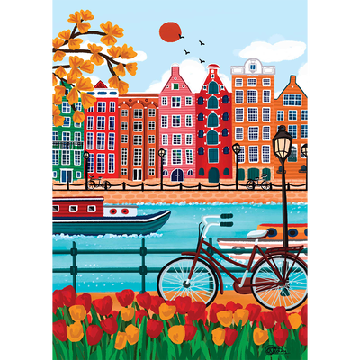 Amsterdam 500 Piece Jigsaw Puzzle image number 2