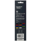 Crawford & Black Watercolour Tablets & Brush Tin Set image number 2