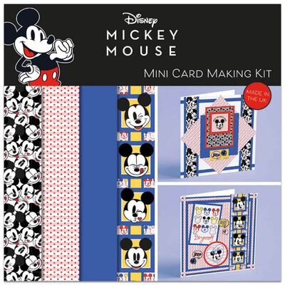 Mickey & Mini Mouse Mini Card Making Kit: 6&rdquo; x 6&rdquo; image number 1
