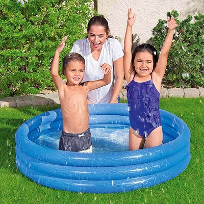 Bestway Inflatable Three Ring 1.22m Paddling Pool: Assorted image number 4
