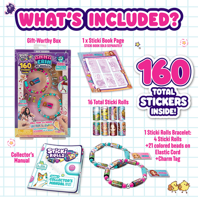 Sticki Rolls Anna & Erin BFF Bracelet Pack image number 2