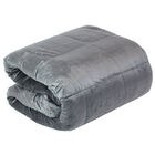 Grey Super-Soft Velvet Touch Weighted Blanket 150 x 200cm - 11.3kg image number 2