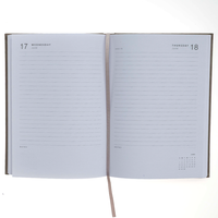 2026 Grey Suede A5 Day a Page Diary