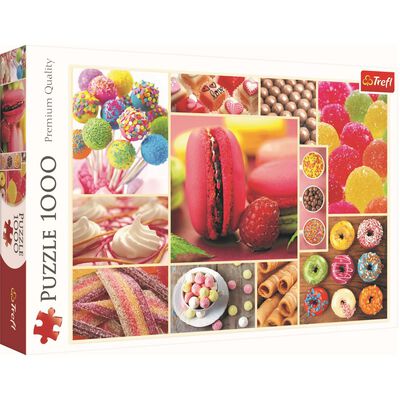 Candy Collage 1000 Piece Jigsaw Puzzle image number 1