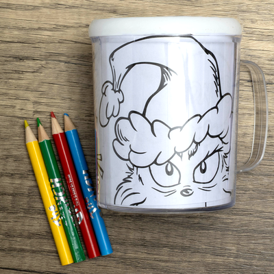 The Grinch Colour Your Own Mug image number 2