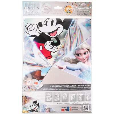 Disney 100 Crystal Art Sticker Album Starter Pack image number 1