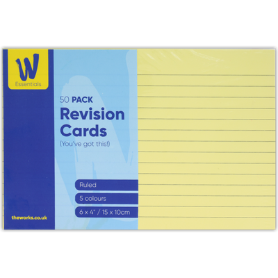Works Essentials Coloured Revision Cards: Pack of 50 image number 1