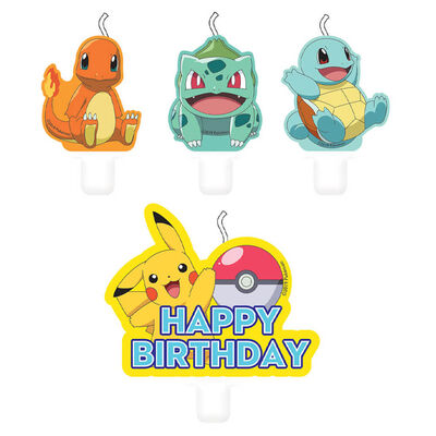 Pokemon Candles: Pack of 4 image number 1
