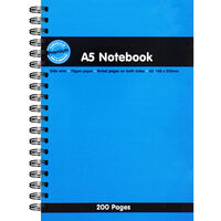 A5 Spiral Bound Lined Notebook