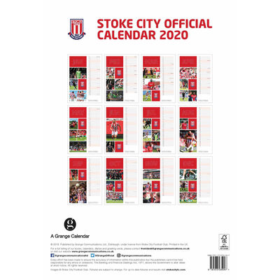 The Official Stoke City Football Club 2020 Calendar image number 3