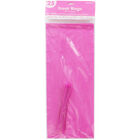 25 Pink Treat Bags with Twist Ties image number 1