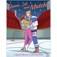 Game, Set and Match: Sports Romance Colouring Book