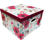 Floral Butterfly Collapsible Storage Box image number 1