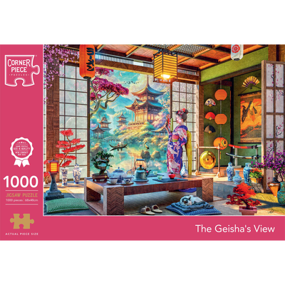 The Geisha's View 1000 Piece Jigsaw Puzzle image number 1