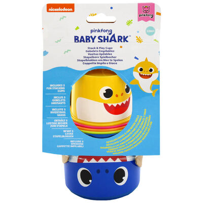 Baby Shark Stack & Play Cups: Set of 5 image number 1