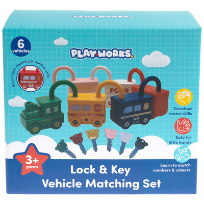 Playworks Lock & Key Vehicle Matching Set image number 1