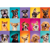 Dog Pawtraits 500 Piece Jigsaw Puzzle