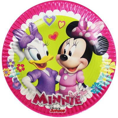 Minnie Mouse Small Paper Plates - 8 Pack image number 1