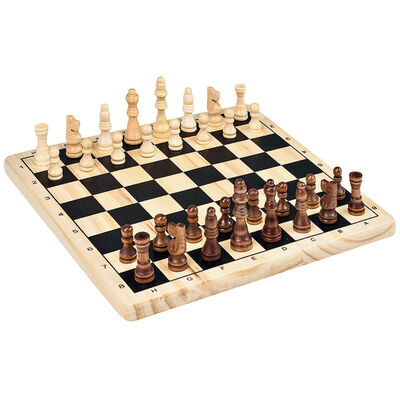 Tactic Wooden Chess Game image number 2