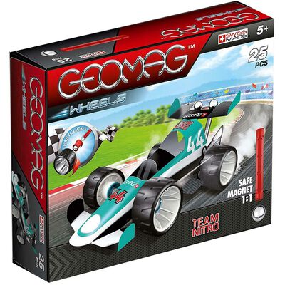 Geomag Wheels: Team Nitro Magnetic Construction Set image number 1
