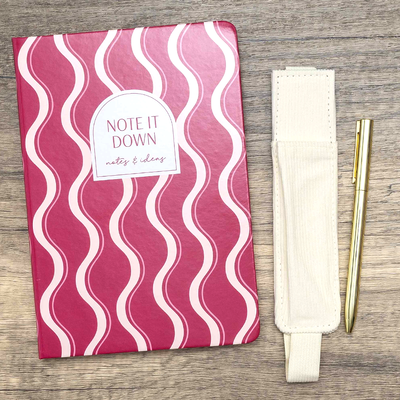 Roselle A5 Notebook with Pen Pouch image number 2