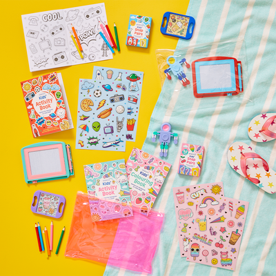 PlayWorks Kids’ Travel Activity Pack: Pink image number 2