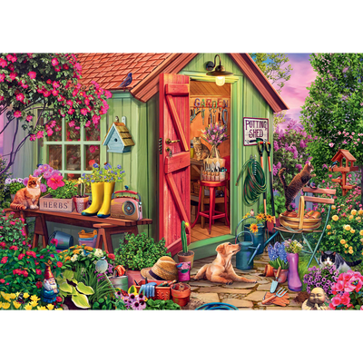 The Potting Shed 500 Piece Jigsaw Puzzle image number 2
