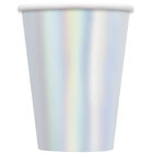 Iridescent Large Paper Cups - 8 Pack image number 2