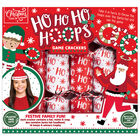 Santa&rsquo;s HO HO HO Hoops Christmas Game Crackers: Pack of 6 image number 1