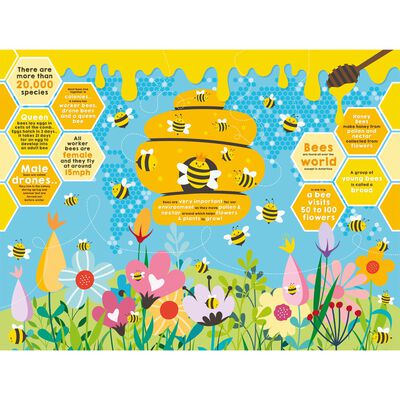 Brilliant Bees 300 Piece Jigsaw Puzzle image number 2