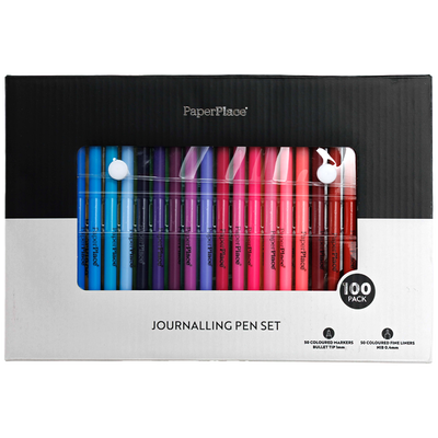 PaperPlace Journalling Pens: Pack of 100 image number 1