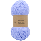 Super Soft Chunky Acrylic Yarn: Lilac 200g image number 1
