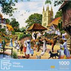 Village Wedding 1000 Piece Jigsaw Puzzle image number 1