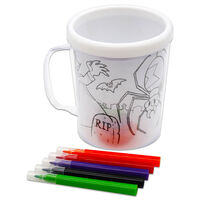 Colour Your Own Halloween Mug