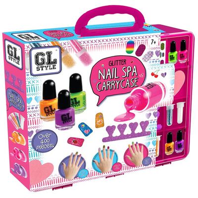 GL Style Glitter Nail Spa Carry Case image number 1