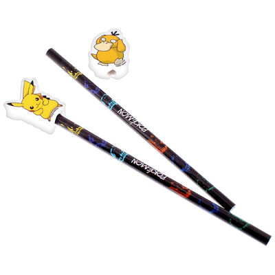 Pokemon Pencil & Eraser Set image number 2
