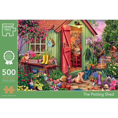 The Potting Shed 500 Piece Jigsaw Puzzle image number 1