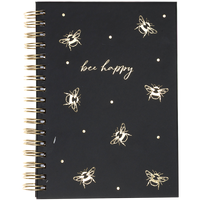 A6 Wiro Bee Happy Notebook