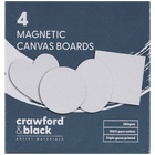Crawford & Black Magnetic Canvas Boards: Pack of 4 image number 1