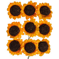 Wired Sunflowers Embellishments: Pack of 9