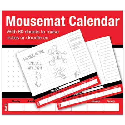 Mouse Mat Weekly Planner Pad image number 1