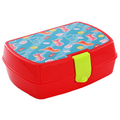 Red Dinosaur Lunch Box image number 1