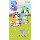 Bluey 3rd Birthday Card image number 1