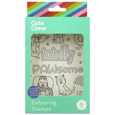 Cute Crew Colouring Stamps: Pack of 6 image number 3