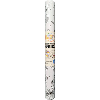 Colour Your own Paper Roll Girls' Design: 6m image number 1