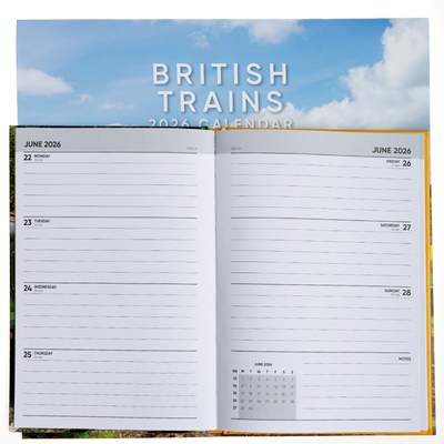Trains 2026 Calendar & Diary Set image number 2