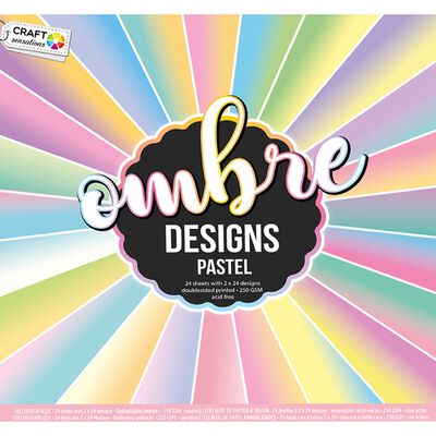 Ombre Designs Paper Pad - 30cm x 30cm - Assorted image number 4
