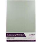 Centura Metallic A4 Pale Silver Card - 10 Sheet Pack image number 1