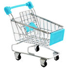Mini Shopping Trolley Desk Tidy - Blue image number 1